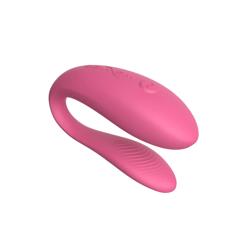We-Vibe SYNC Lite Pink + Лубрикант 50 мл - Вібратор для клітора та точки G, 7,5х3 см (рожевий)